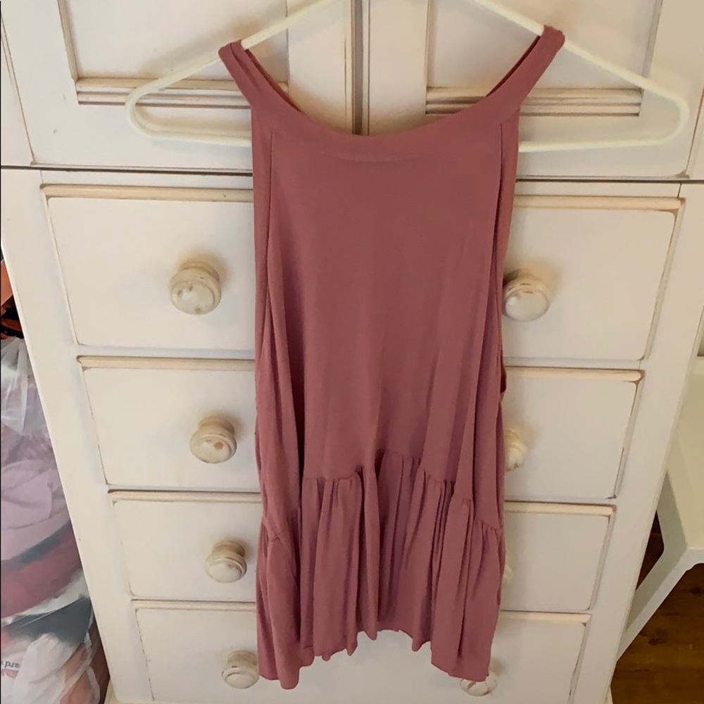 Long flowy tank